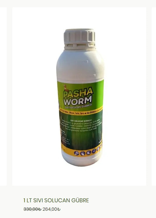 Pashaworm Mİx Gübre 1Lt